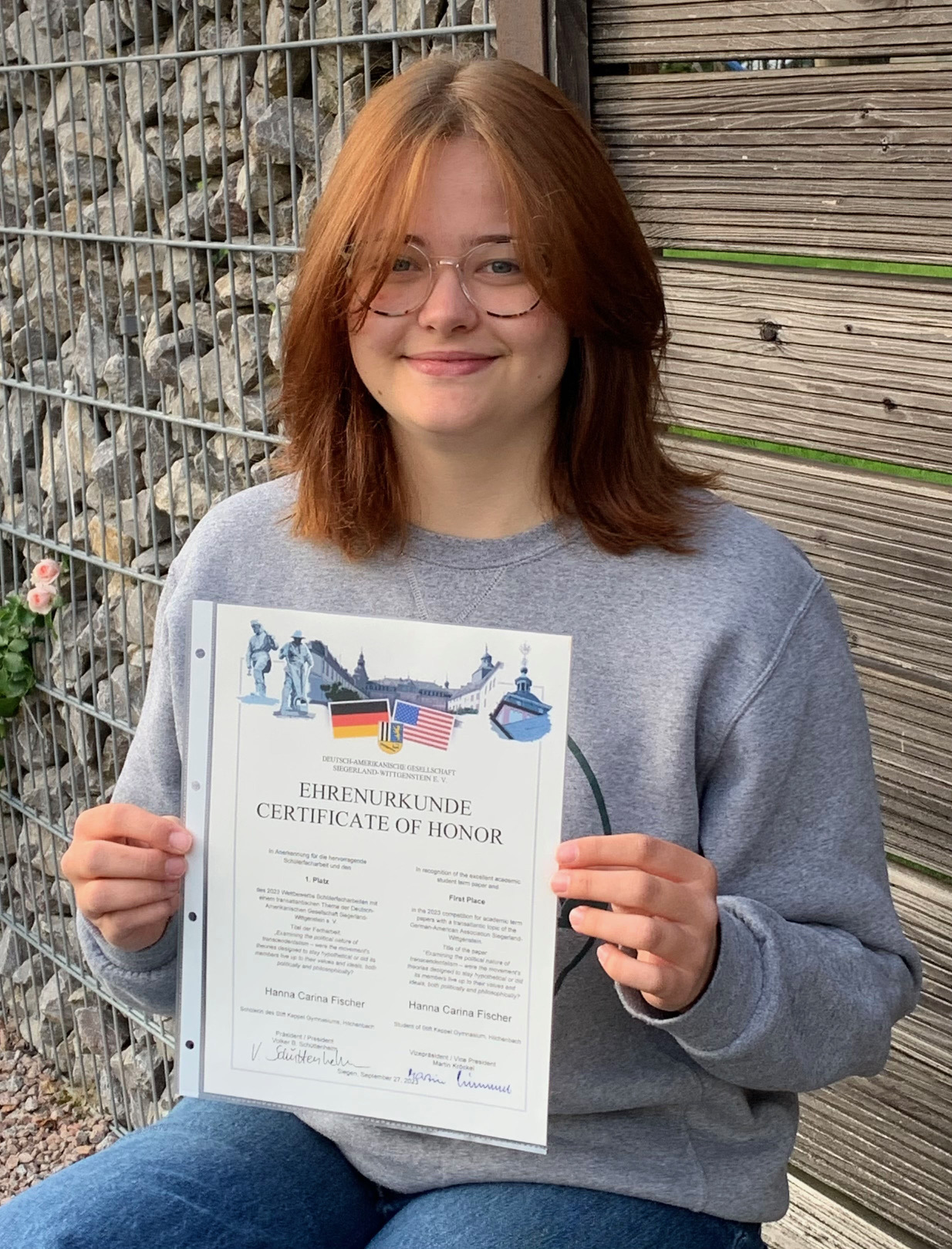 sliderimage-Hanna Carina Fischer, 1st Place, Stift Keppel Gymnasium