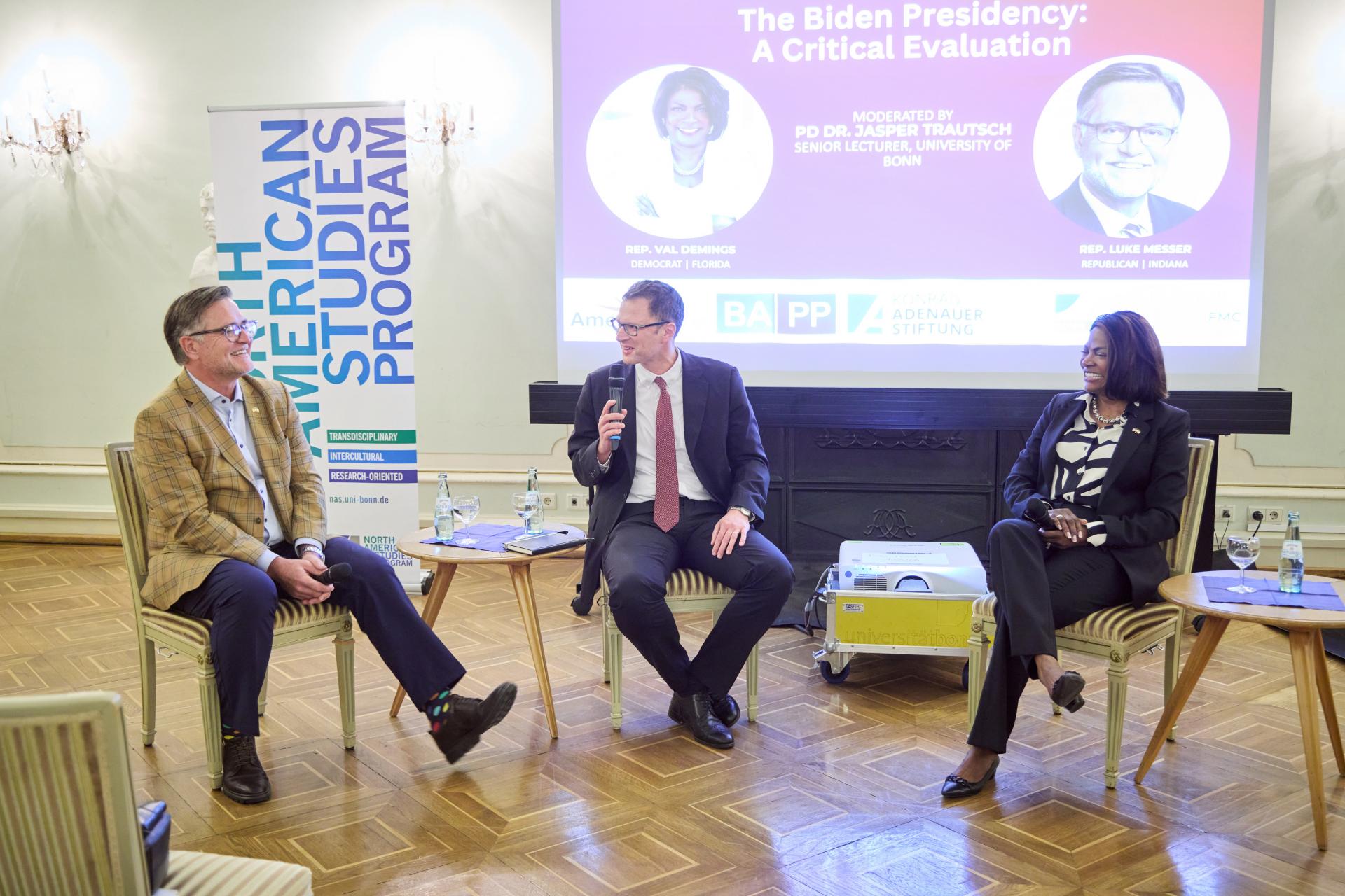 sliderimage-Panel Discussion at the University of Bonn with Val Demings and Luke Messer